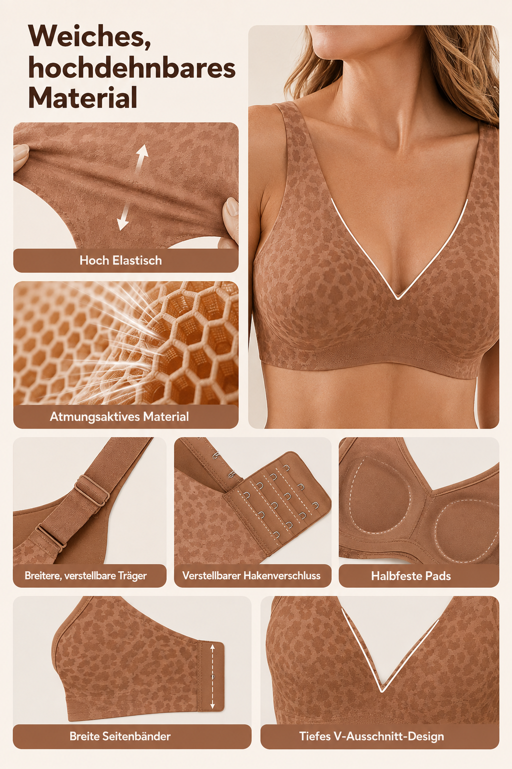 Mila Seamless BH – Nahtloser Komfort-BH ohne Bügel